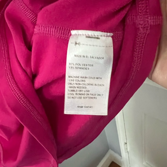 Bundle 2 Reebok 3/4 Zip Pullovers Long sleeve Medium Blue and Pink - Picture 9 of 12